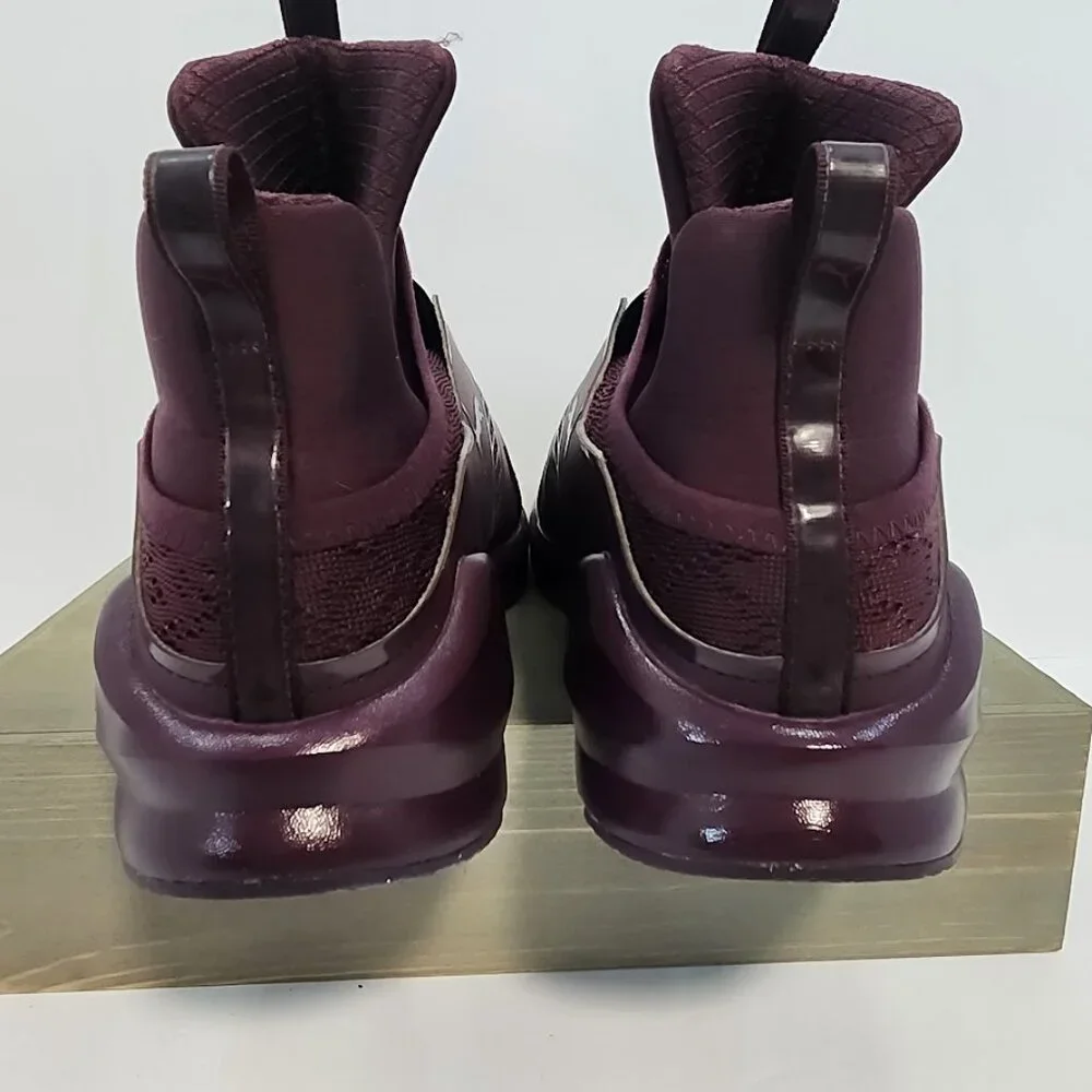 Puma Womens Fierce KRM Sneakers 9 High Top Burgundy Trainers - Picture 7 of 10